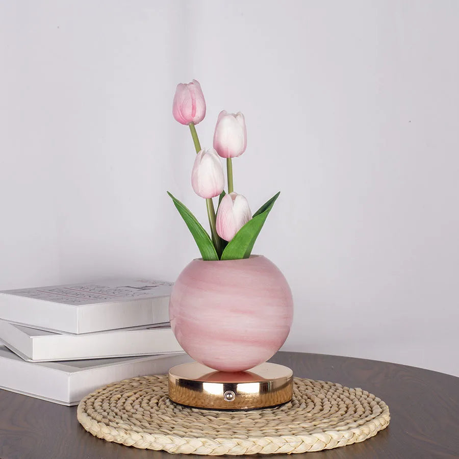 Tulip LED Night Light – USB Rechargeable Lamp