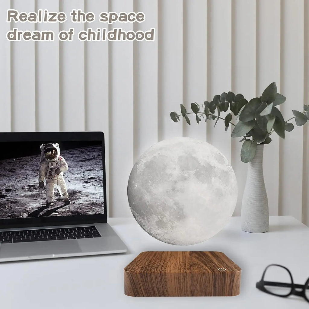 Magnetic Floating Moon Lamp with LED Light