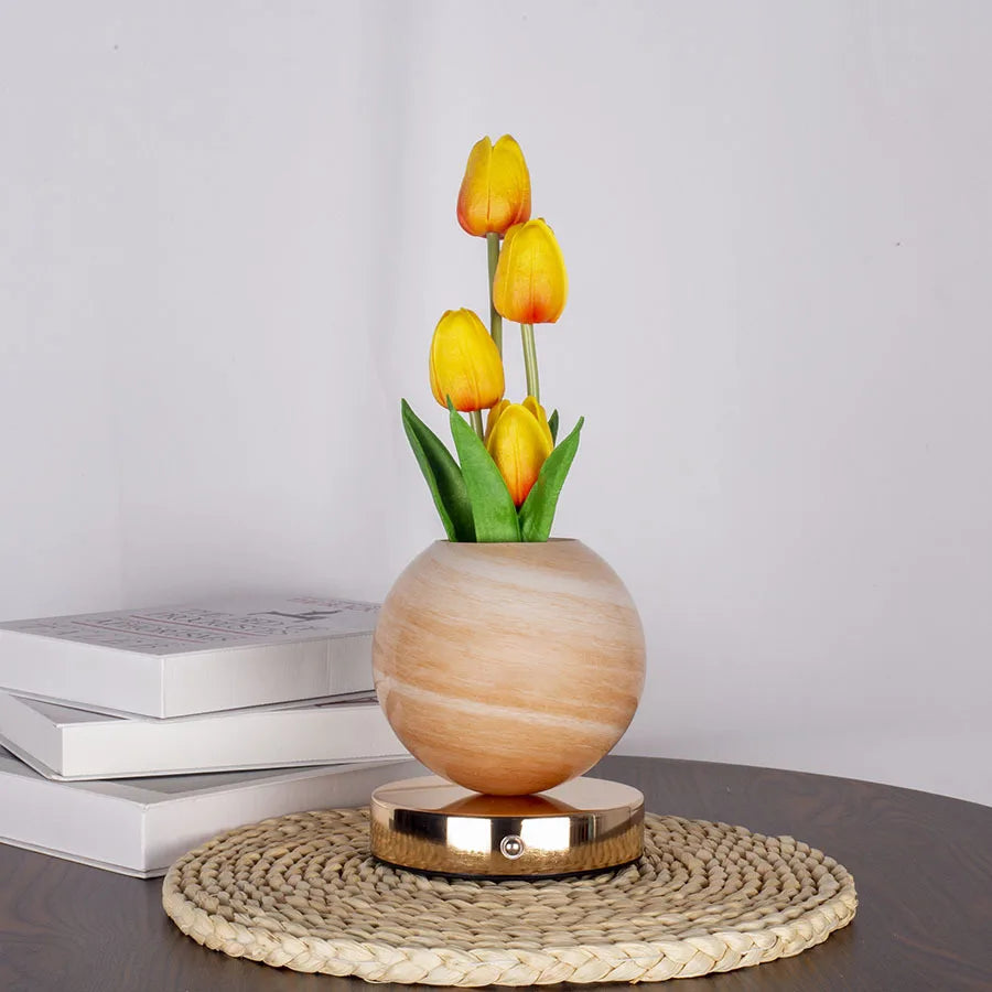Tulip LED Night Light – USB Rechargeable Lamp