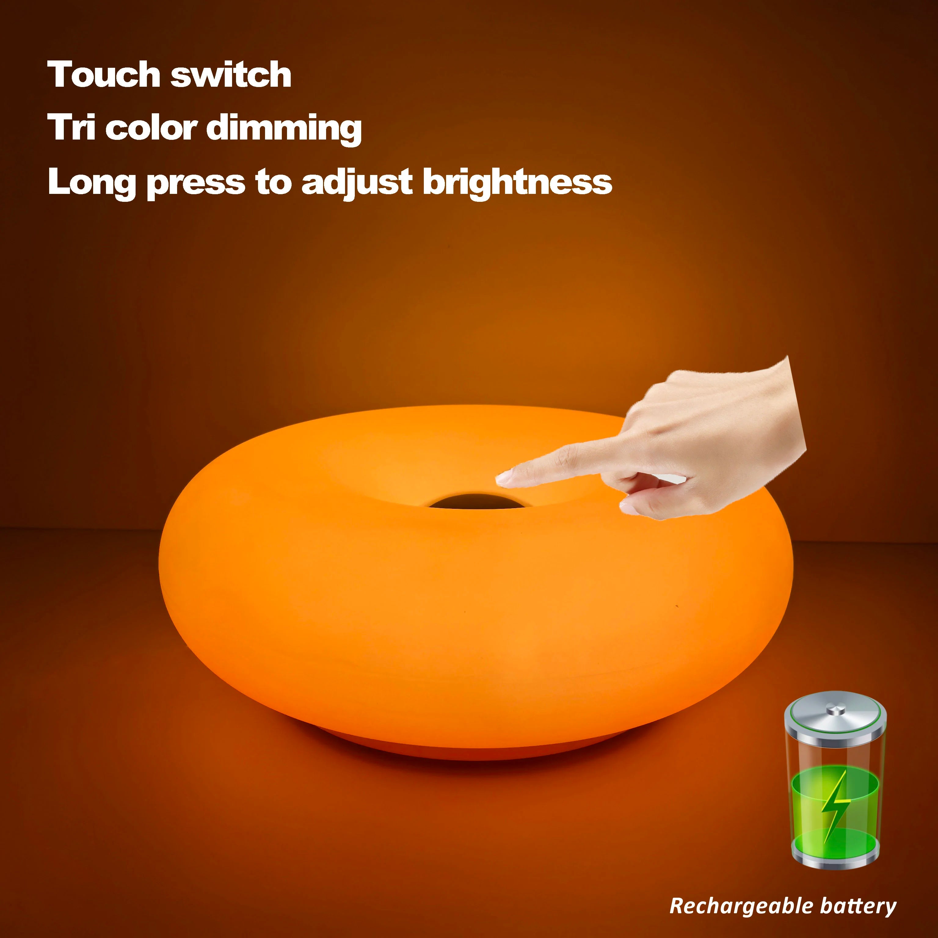 Bauhaus Donut Table Lamp – USB Ambient Light