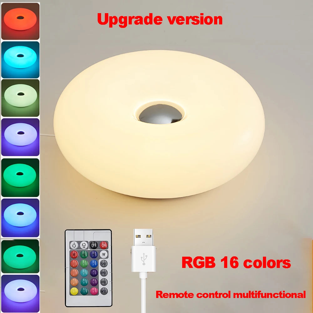 Bauhaus Donut Table Lamp – USB Ambient Light