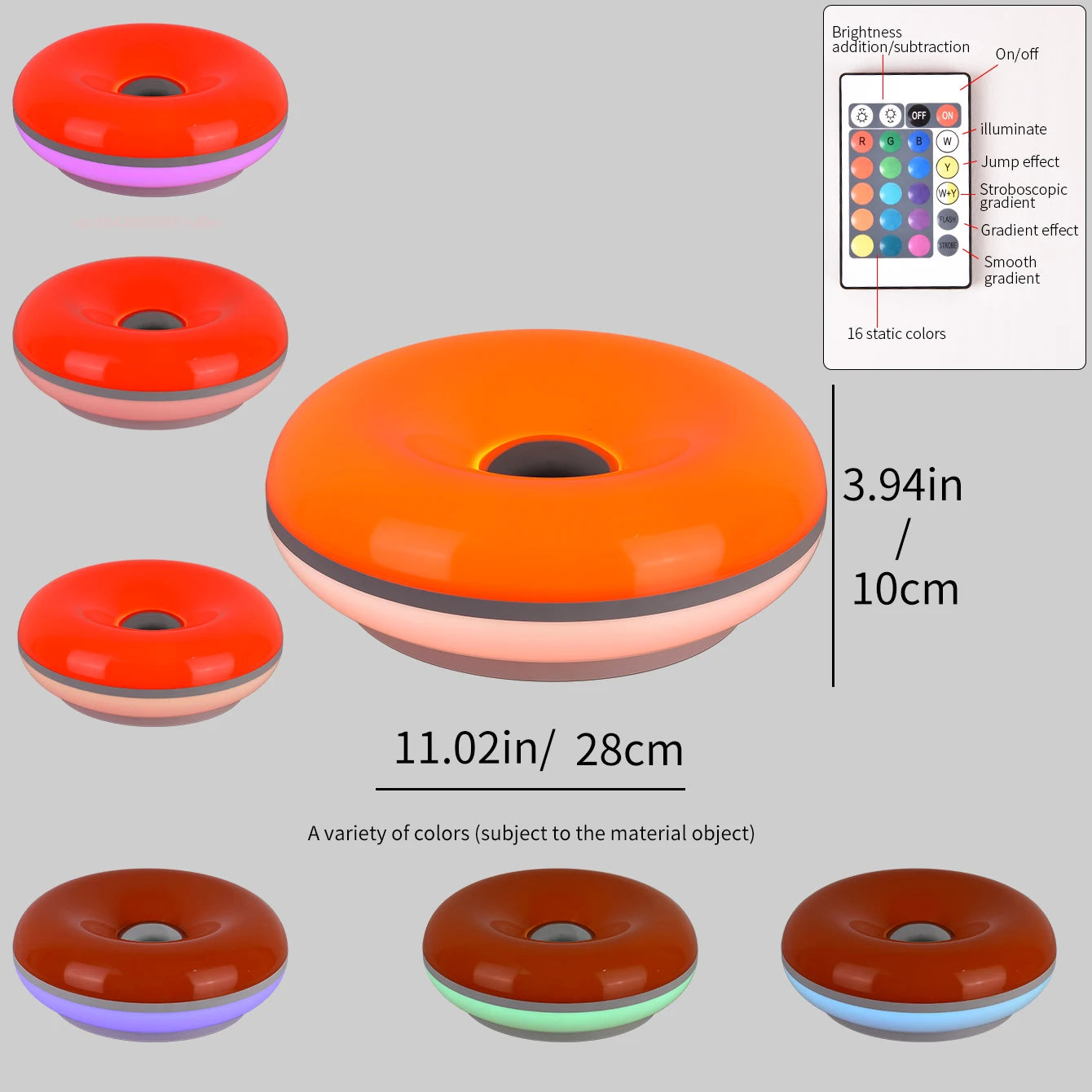 Bauhaus Donut Table Lamp – USB Ambient Light