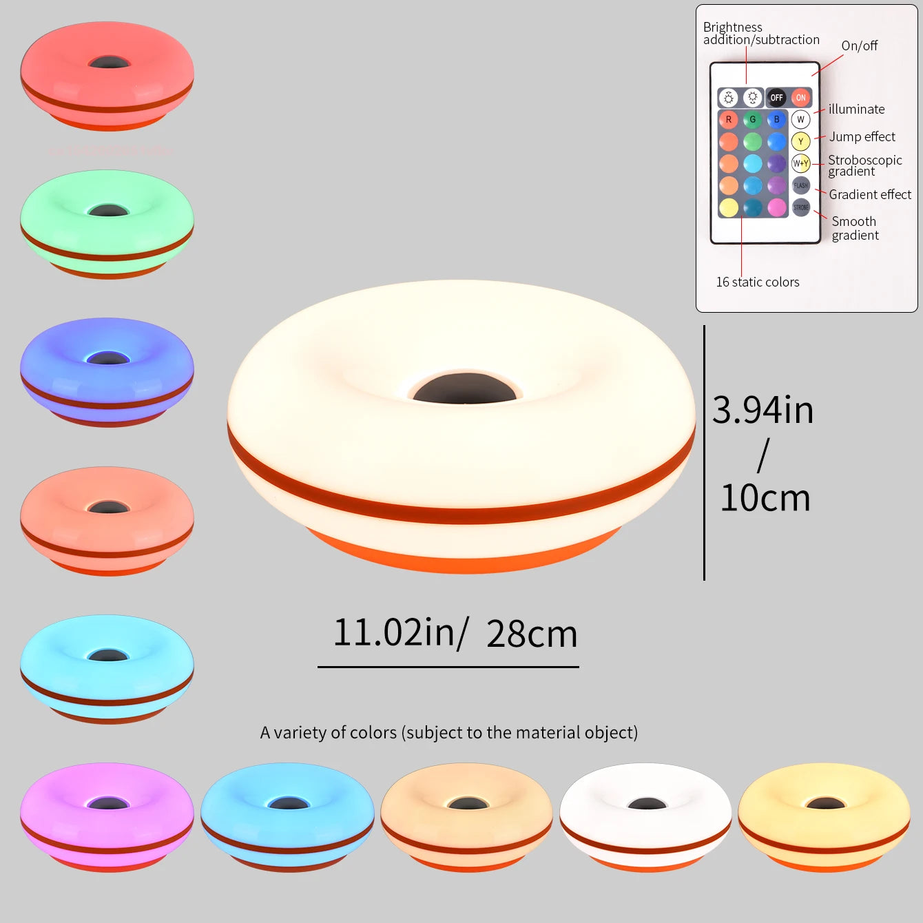 Bauhaus Donut Table Lamp – USB Ambient Light