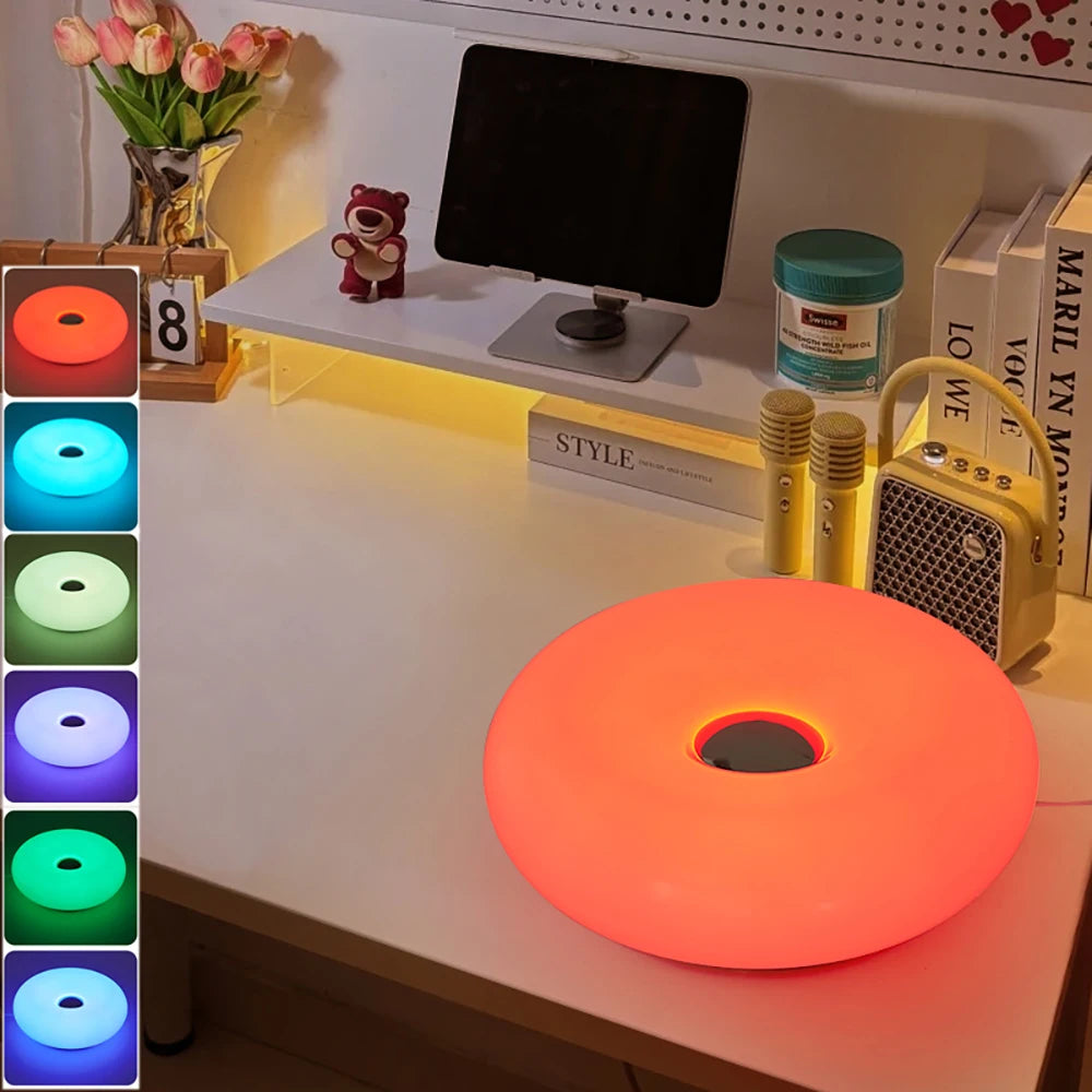 Bauhaus Donut Table Lamp – USB Ambient Light